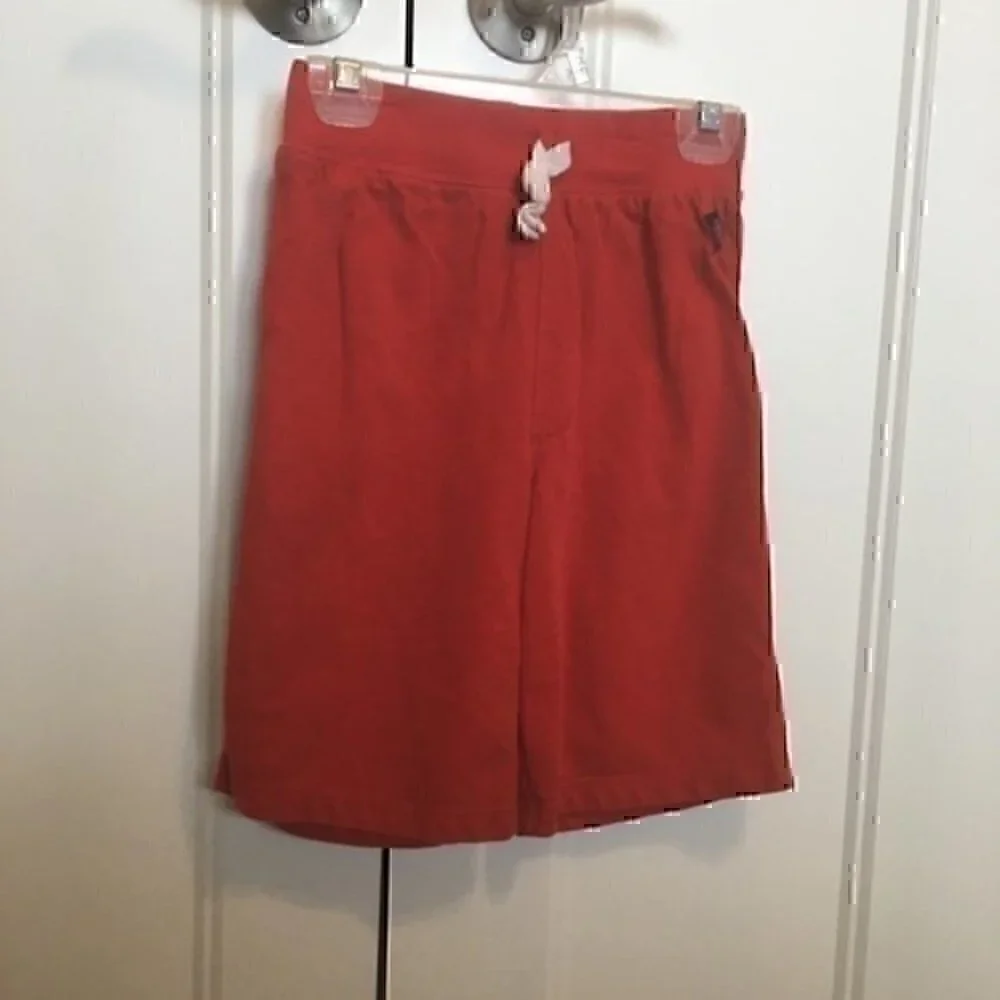Boys size 7 Carters red sweat shorts